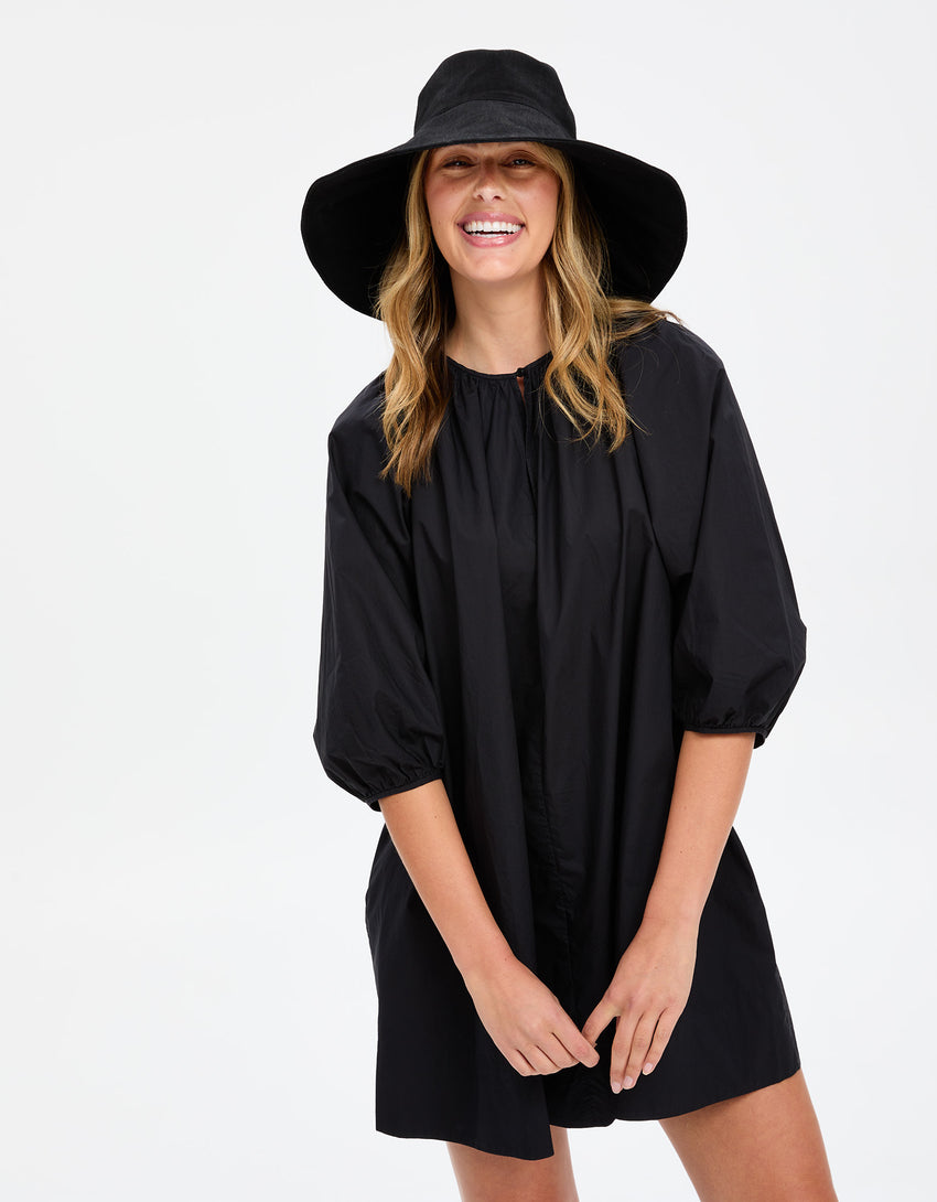 Ultra Wide Cotton Linen Hat UPF 50+ | Women's UV Protection Sun Hat