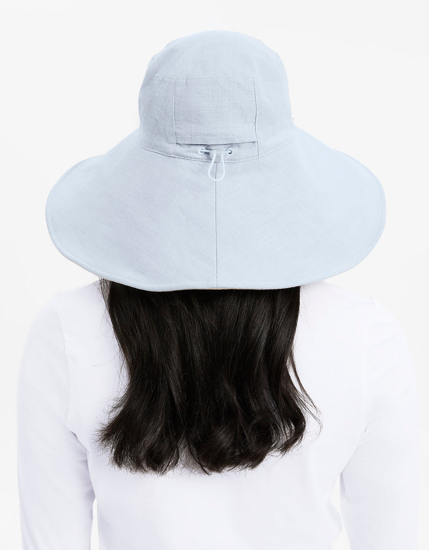 Ultra Wide Cotton Linen Hat UPF 50+ | Women's UV Protection Sun Hat