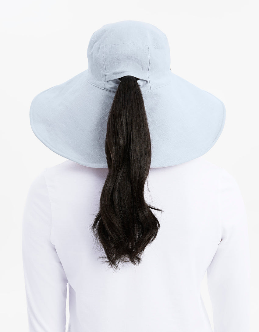 Ultra Wide Cotton Linen Hat UPF 50+ | Women's UV Protection Sun Hat